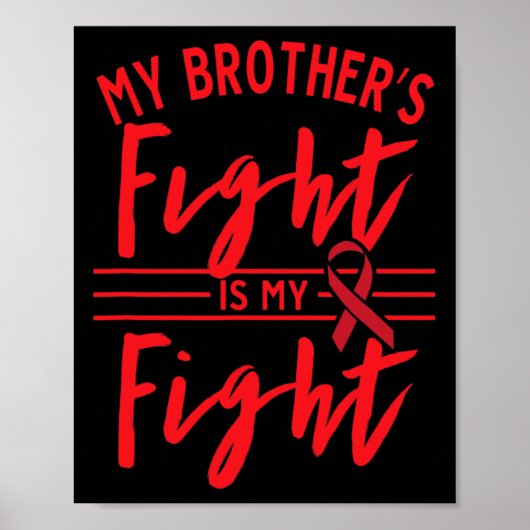 De strijd van mijn broer is mijn strijd: bewustzij poster (Voorkant)