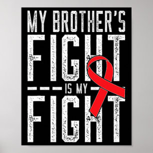 De strijd van mijn broer is mijn strijd Bloedkanke Poster