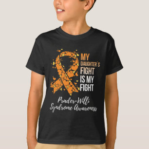 De strijd van mijn dochter, mijn strijd Prader Wil T-shirt