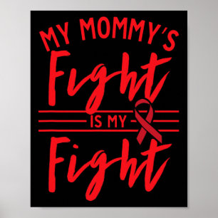 De strijd van mijn mammie is mijn strijd Bloedkank Poster