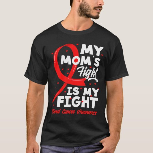 De strijd van mijn moeder is mijn strijd: bewustwo t-shirt (Voorkant)