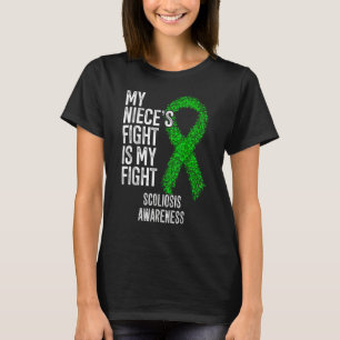 De strijd van mijn nichtje is mijn strijd tegen sc t-shirt