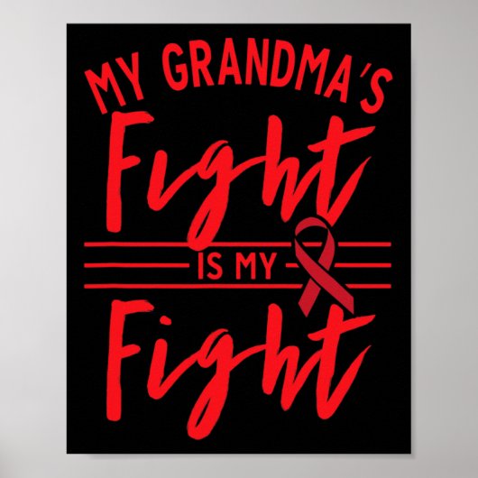 De strijd van mijn oma is mijn strijd Bloedkanker Poster (Voorkant)