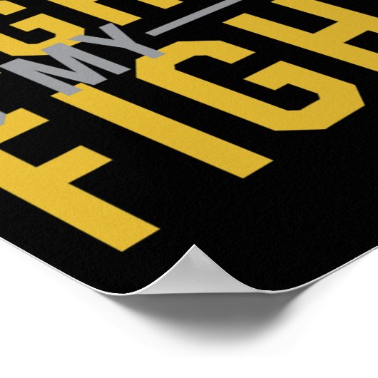 De strijd van mijn oom is mijn strijd tegen kanker poster (Hoek)