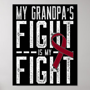 De strijd van mijn opa is mijn strijd sikkelcelane poster