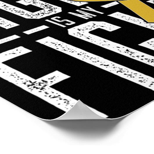 De strijd van mijn studenten is mijn strijd tegen  poster (Hoek)