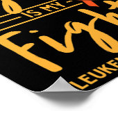 De strijd van mijn studenten is mijn strijd tegen  poster (Hoek)