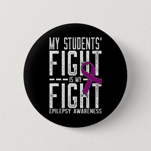 De strijd van mijn studenten is mijn strijd tegen ronde button 5,7 cm (Voorkant)