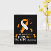 De strijd van mijn vrouw is mijn strijd Rsd Crps b Kaart (Gele Bloem)