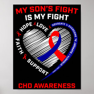 De strijd van mijn zoon is mijn strijd Chd Hartzie Poster