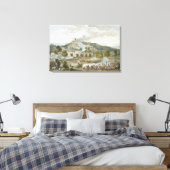 De strijd van Montebello en Casteggio, 20 Prairia Canvas Afdruk (Insitu (Slaapkamer))