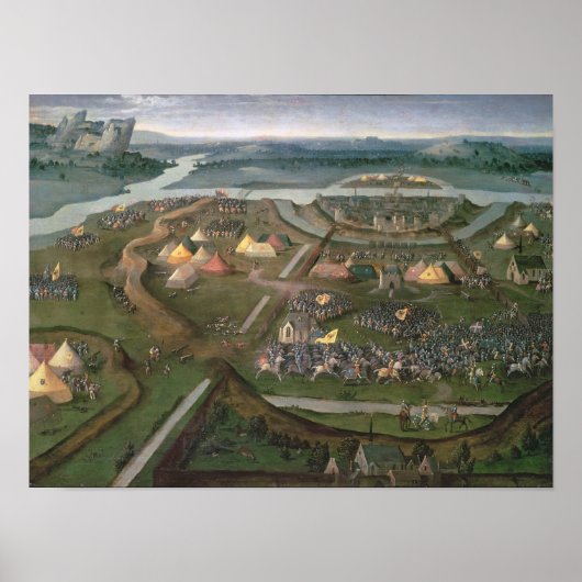 De strijd van Pavia in 1525, c.1530 Poster (Voorkant)