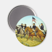 De strijd van Prairie Dog Creek door Ralph Heinz Magneet (Voorkant / Achterkant)