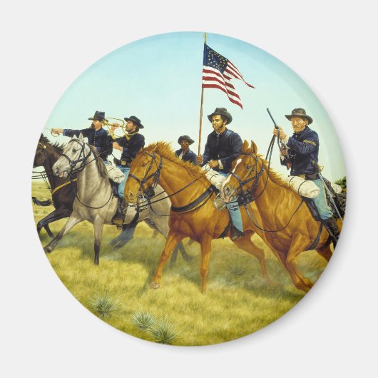 De strijd van Prairie Dog Creek door Ralph Heinz Magneet (Voorkant)