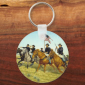 De strijd van Prairie Dog Creek door Ralph Heinz Sleutelhanger (Voorkant)