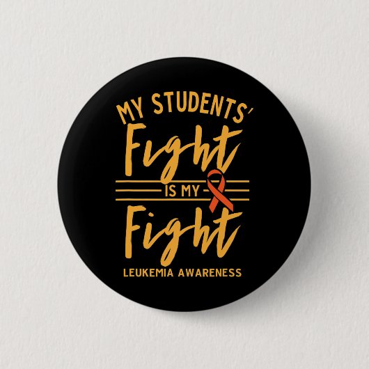 De strijd van studenten is mijn strijd tegen leuke ronde button 5,7 cm (Voorkant)