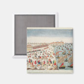 De strijd van Yorktown, 19 oktober 1781 Magneet (Voorkant / Achterkant)