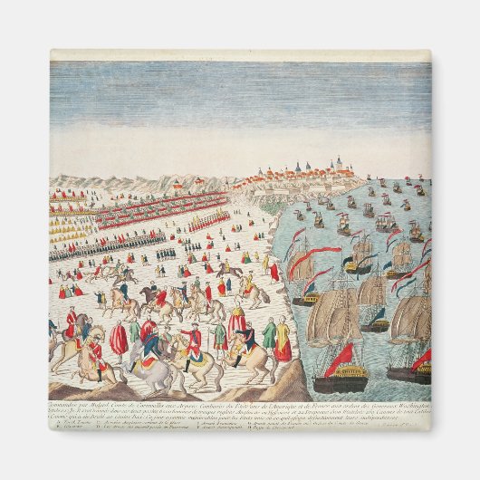 De strijd van Yorktown, 19 oktober 1781 Magneet (Voorkant)