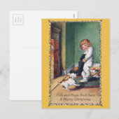 De Strijden van Pooch voor Eerlijk Aandeel van de Feestdagenkaart (Voorkant / Achterkant)