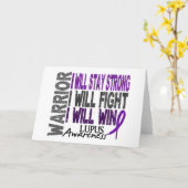 De Strijder van de wolfszweer Kaart (Gele Bloem)