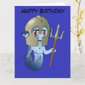 De Strijder van groot Neptunus van de Meerman van Kaart (Gele Bloem)