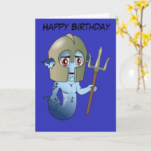 De Strijder van Neptunus van de Meerman van de Kaart (Gele Bloem)