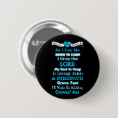 De Strijdersgebed...Graves' Pinback Knop Ronde Button 5,7 Cm (Voorkant /achterkant)