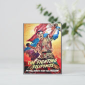 De strijdfilippo's briefkaart (Staand voorkant)