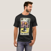 De Strijdwagen Robot Stofzuiger Kat Grappige Tarot T-shirt (Voorkant volledig)