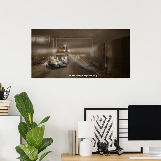 De strijkhoek poster (Thuiskantoor)