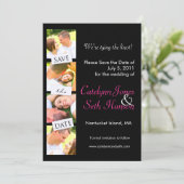 De Strip van de foto sparen de Datum! Save The Date (Staand voorkant)