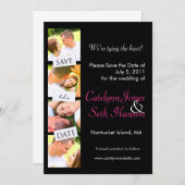 De Strip van de foto sparen de Datum! Save The Date (Voorkant / Achterkant)