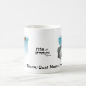 De Striper Bass Vist de Mok van het Thee of Koffie (Center)