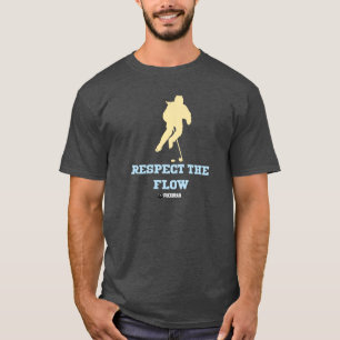 De stroom respecteren t-shirt