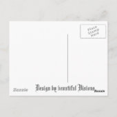 De stroom stroomt zachtjes. briefkaart (Achterkant)