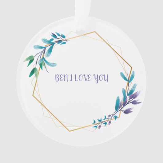 DE STROOMDECORATIE IS BLAUW EN IK HOU VAN JE ORNAMENT (voorkant)