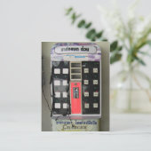 De stroomleverancier ... Telefoonkostenautomaat Briefkaart (Staand voorkant)