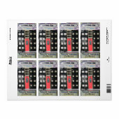 De stroomleverancier ... Telefoonkostenautomaat Etiket (Full Sheet)