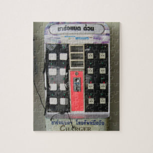 De stroomleverancier ... Telefoonkostenautomaat Legpuzzel
