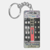 De stroomleverancier ... Telefoonkostenautomaat Sleutelhanger (Voorkant Links)