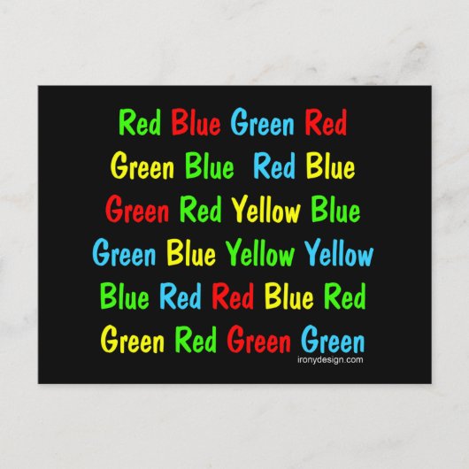 De strooptest briefkaart (Voorkant)