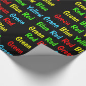 De strooptest (donker) cadeaupapier (Hoek)