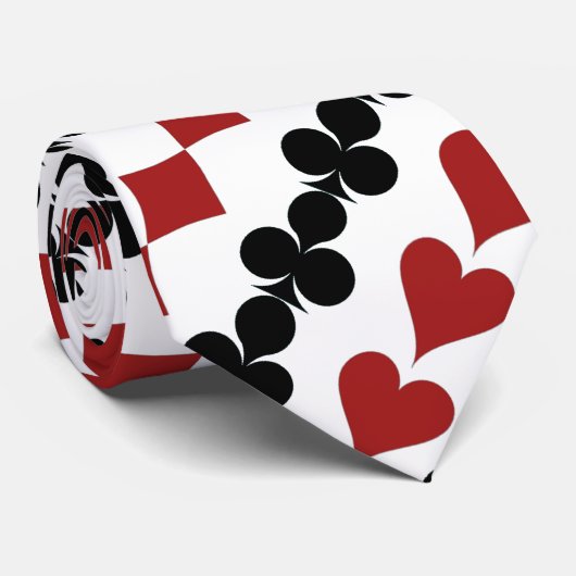 De Stropdas Kaart Suits (Opgerold)