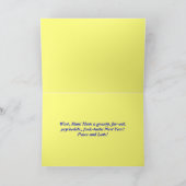 De stropdas-Kleurstof van het Nieuwjaar van de Feestdagen Kaart (Binnen)