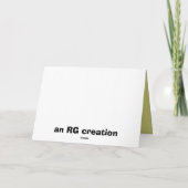 De stropdassen die binden bedankkaart (Achterkant)