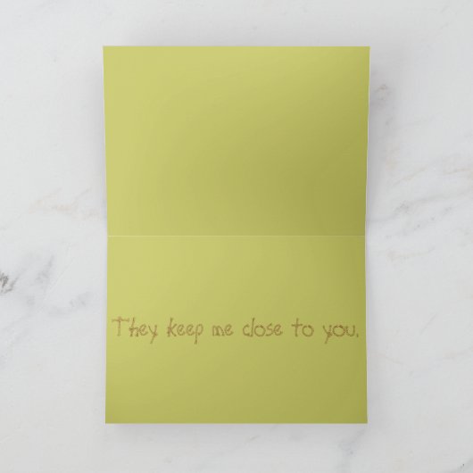 De stropdassen die binden bedankkaart (Binnen)