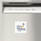De Stropdassen die Saga Logo magneet binden (Insitu (Vaatwasser))