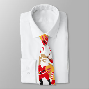 de stropdassen van de zante kerst reinherder santa