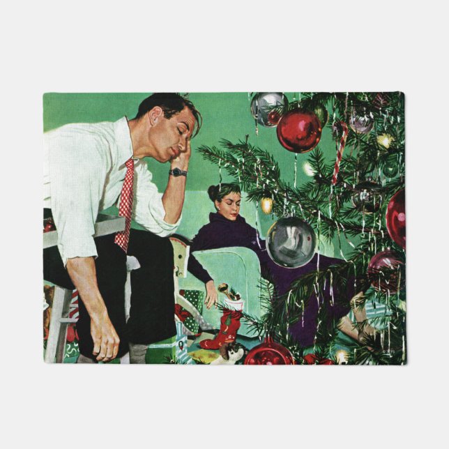 De structuur bijsnijden deurmat (Voorkant)