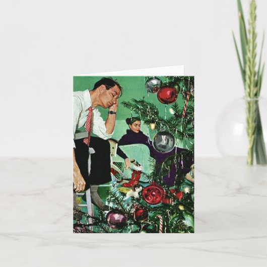 De structuur bijsnijden feestdagen kaart (Voorkant)